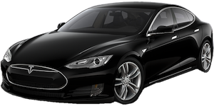 The electric and luxurious Tesla Model S allows you to be driven in style to special events or the airport. The Model S accomodates up to 3 passengers and 4 suitcases